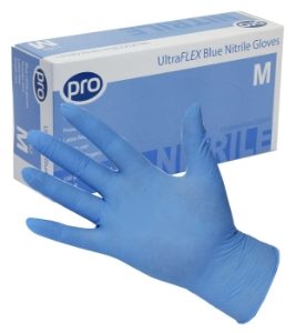 Disposable Blue Nitrile Gloves Medium-1x100