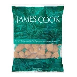 James Cook Frozen Scampi 1x450g