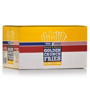 Texas Coated & Salted 7x7 Chips - 4x2250g