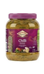 Patak's Hot/Green Chilli Pickle 1x2.2kg
