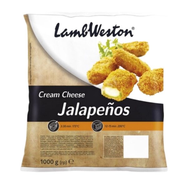 Frozen Lamb Weston Jalapeno Cheese Bites 1x1kg