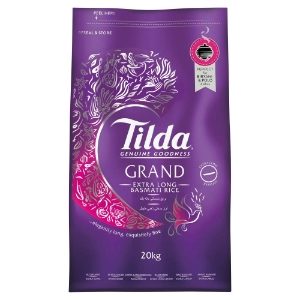 Tilda Grand Extra Long Basmati Rice 1x20kg