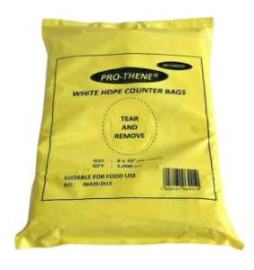Majestic White Counter Bags 8x10-1x1000aprx