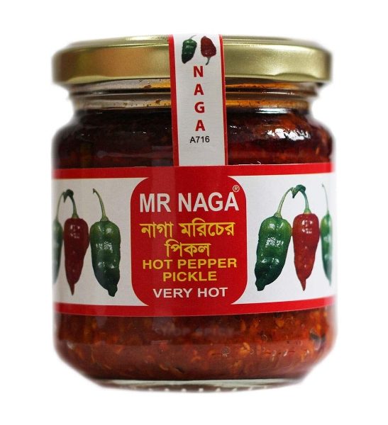 Mr Naga Hot Pepper Pickle (Very Hot) 1x190g