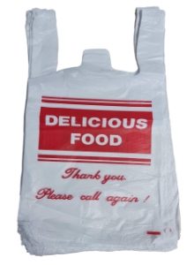 Delicious Plastic Carrier Bags 1x2000