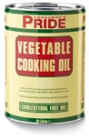 Pride Vegetable Cooking Oil Yellow Drum 1x20l