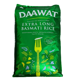 Daawat Extra Long Basmati Rice 1X20kg